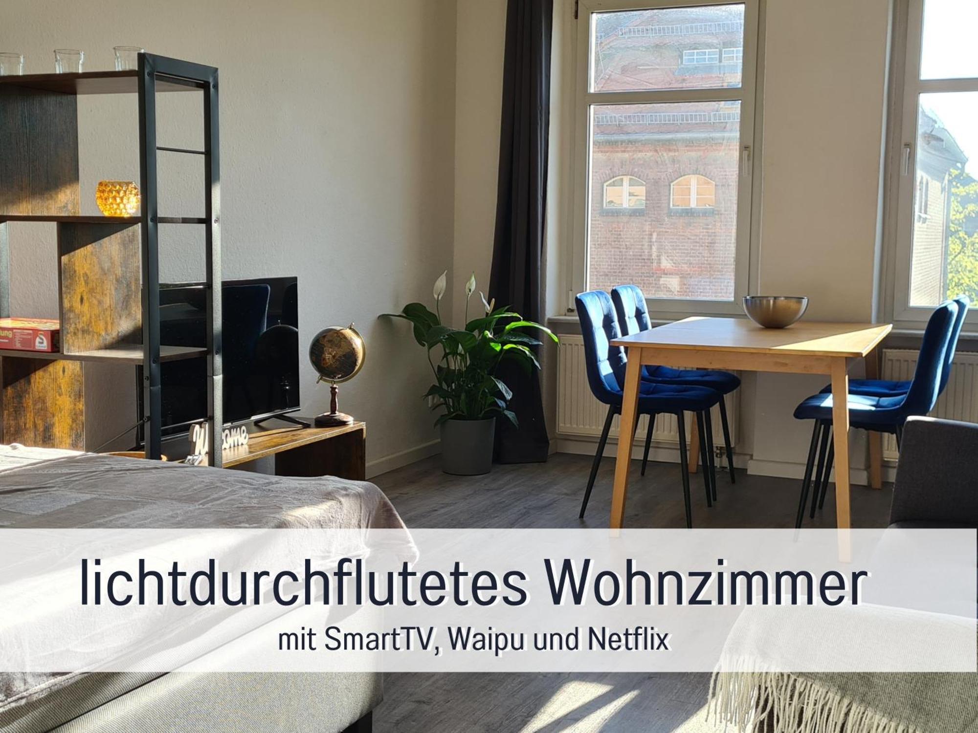 Lichtdurchflutete Moderne Stadtwohnung, Kueche, Waschtrockner, Smarttv Βραδεμβούργο Εξωτερικό φωτογραφία